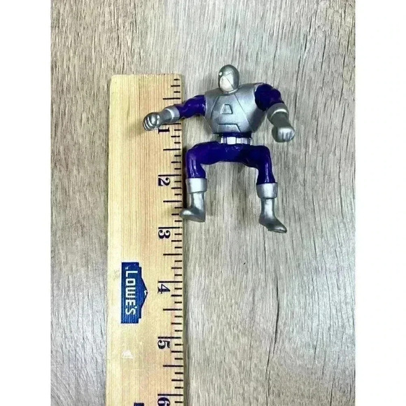 1995 ToyBiz Hardee's Kids Meal Toy Marvel X Men Avalanche 2.75" PVC Figure Vtg - Picture 3 of 4